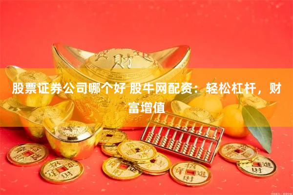 股票证券公司哪个好 股牛网配资：轻松杠杆，财富增值